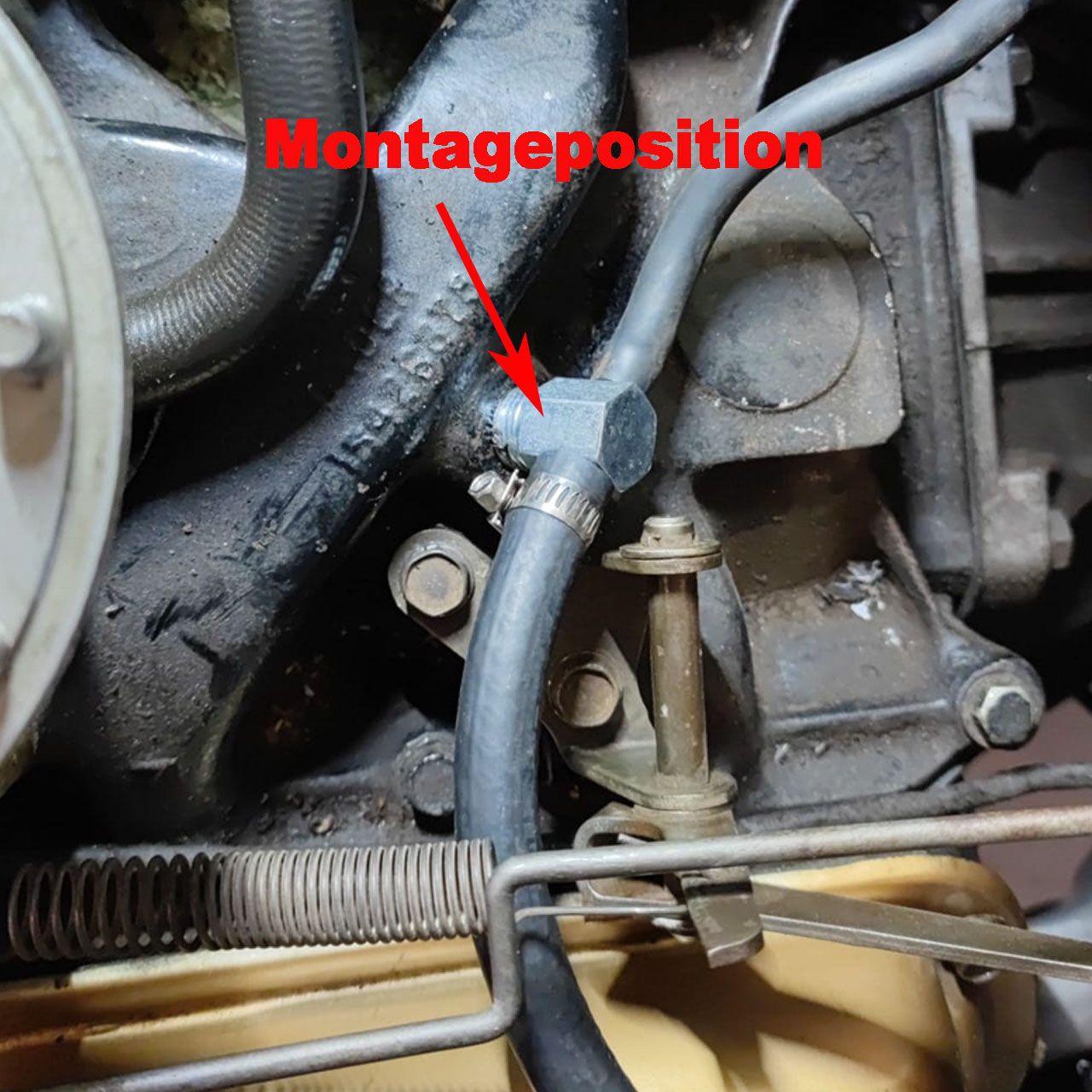 Anschluß Ansaugbrücke für Bremskraftverstärker & Automatik Anschluß Ansaugbrücke für Bremskraftverstärker & Automatik