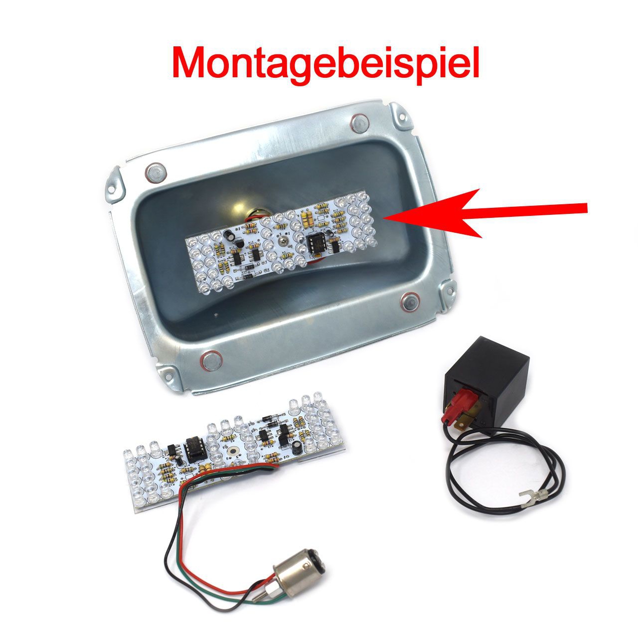 LED Einsatz für Heckleuchte, 65-66, Rot