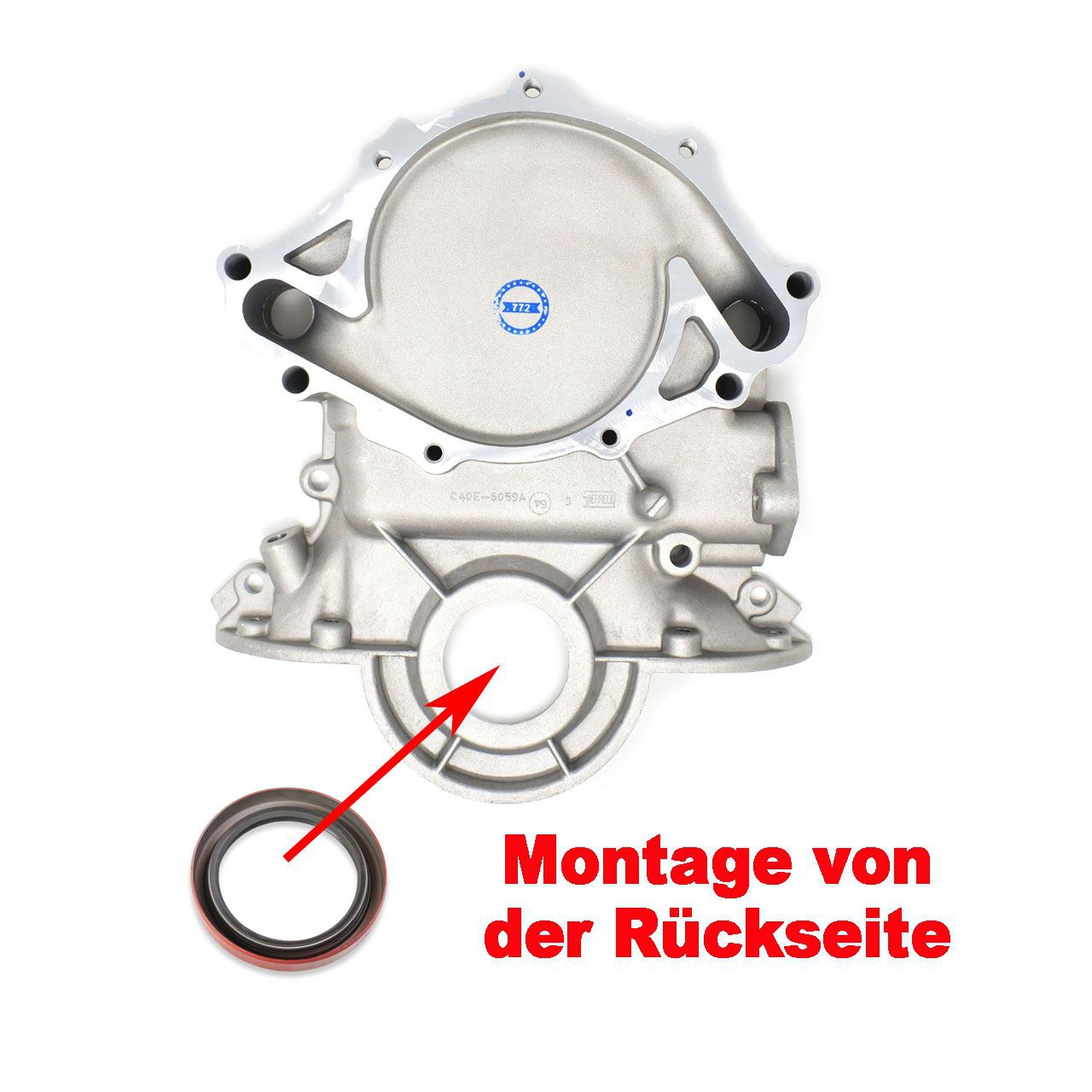 Simmerring für Kurbelwelle, vorne, 289-302, für Original Steuerdeckel