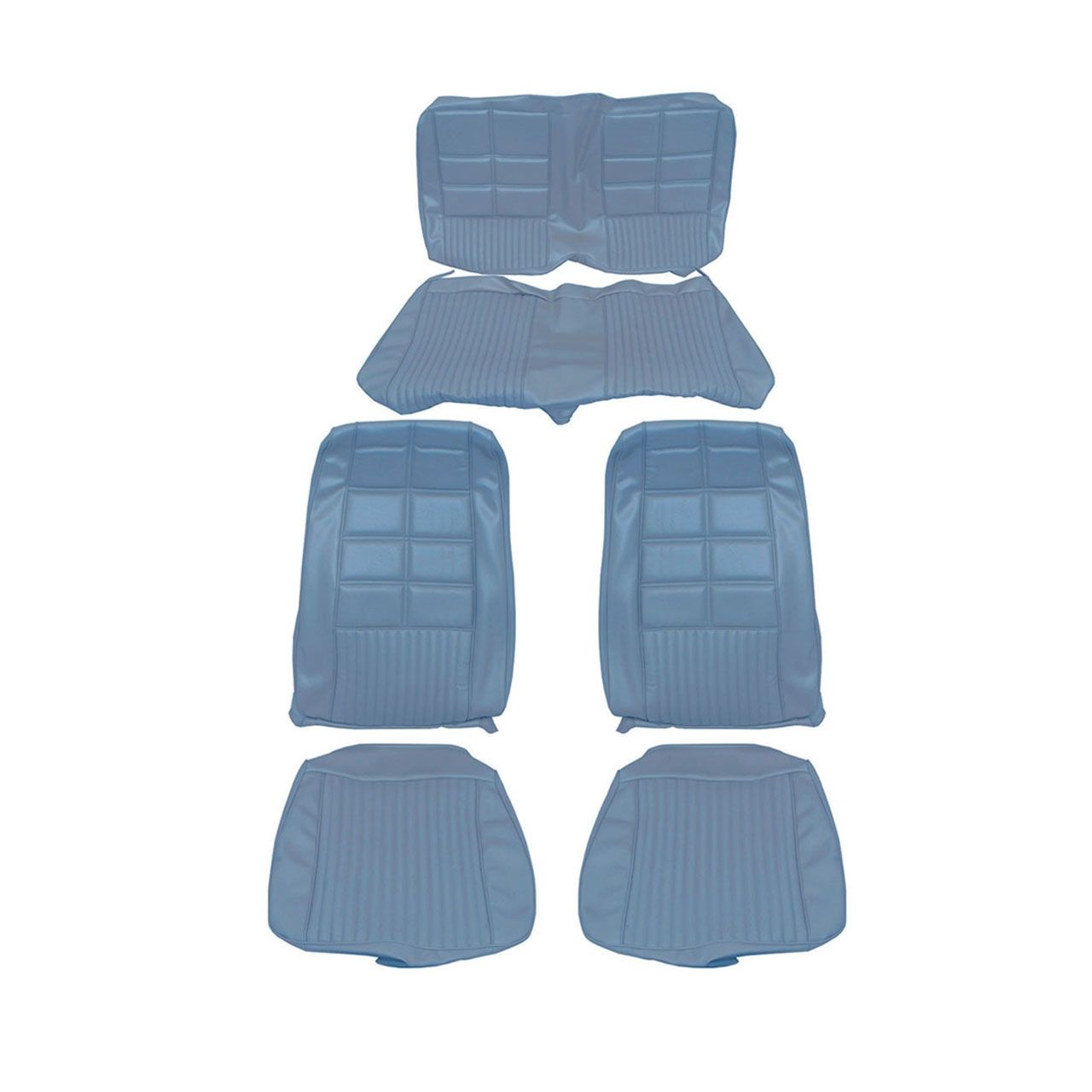 Sitzbezugsatz Deluxe, 70 Cabriolet, Blau (Blue)