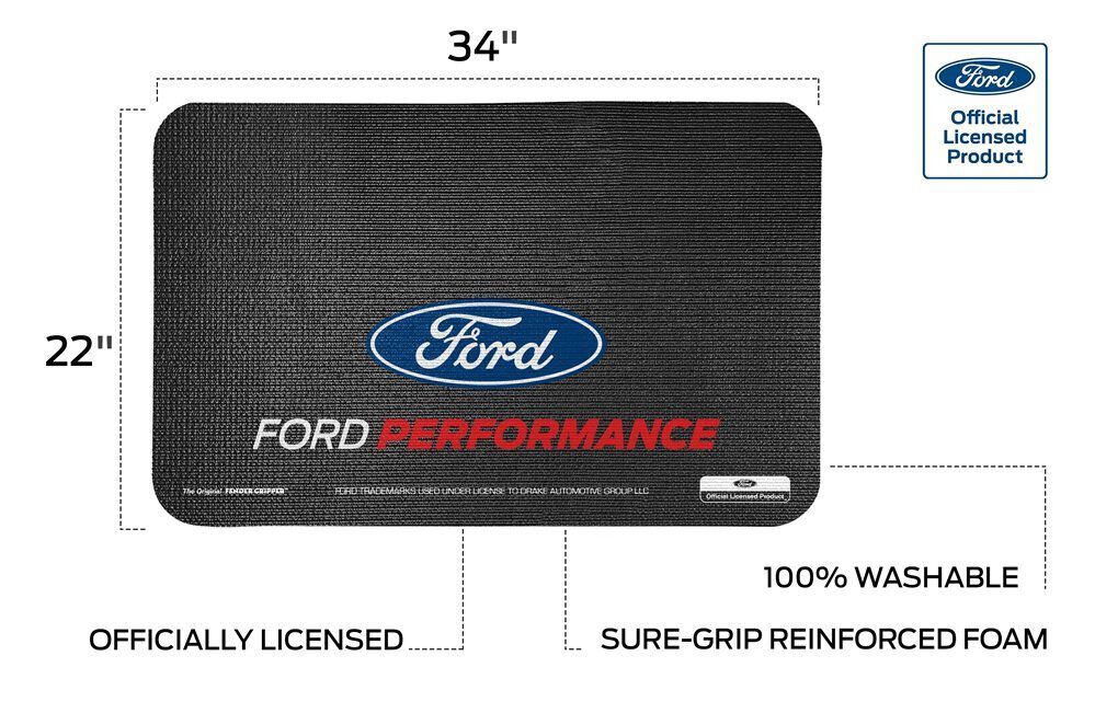 Kotflügelschoner mit - Ford Racing - Logo, Stück,  limited quantity