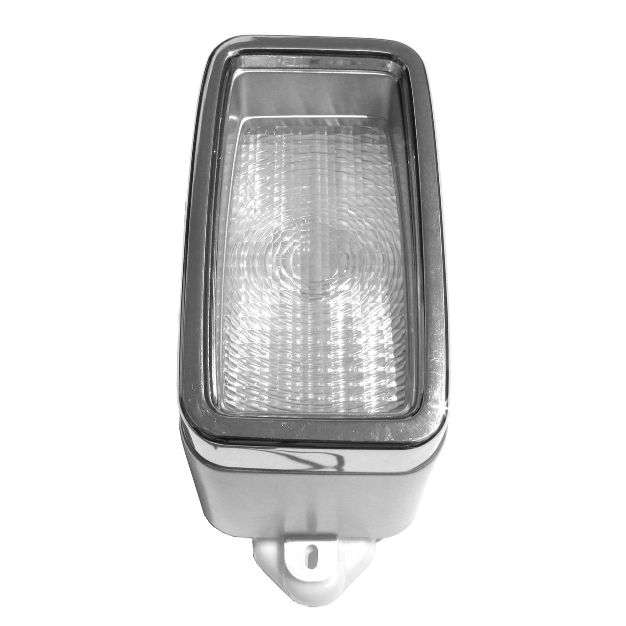 Blinker mit Abdeckblende im Kühlergrill 73, RH