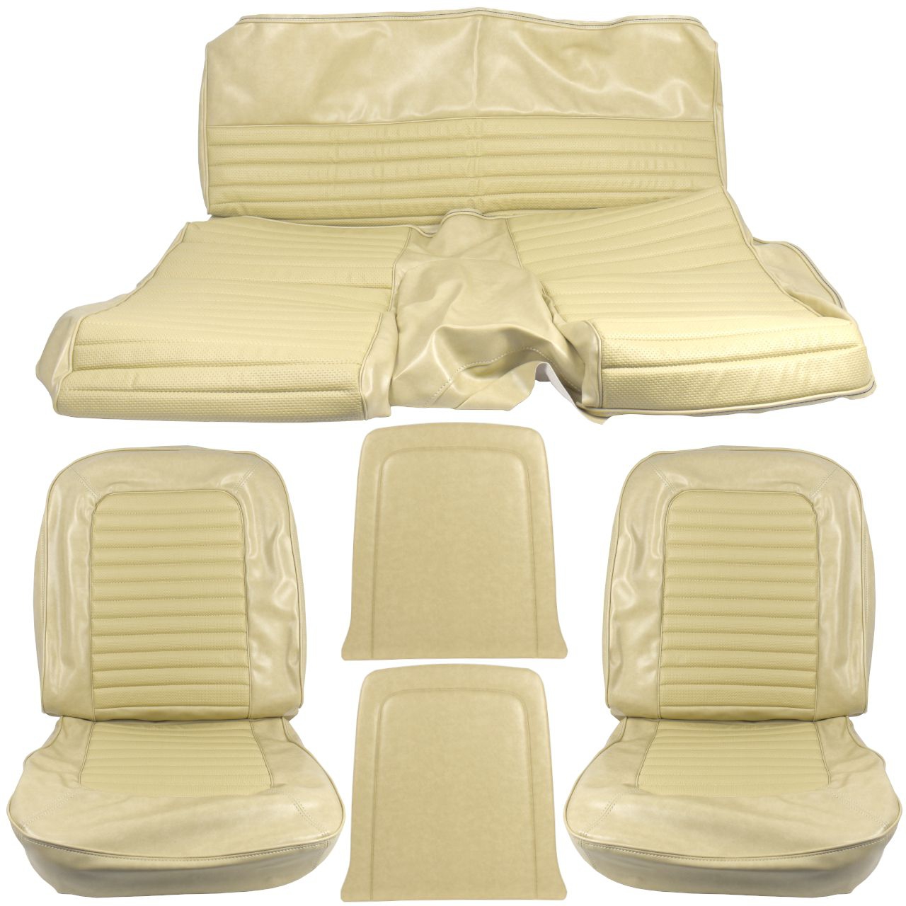 Sitzbezugsatz Standard, 66 Fastback, Beige (Parchment)