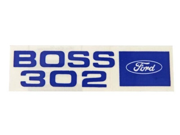 Datenaufkleber Boss 302 69-70