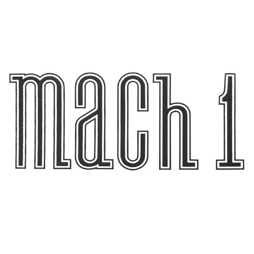 Aufkleber "MachI", 71-72, Kofferdeckel/Kotflügel, Schwarz
