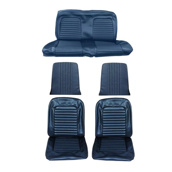 Sitzbezugsatz Standard, 65 Cabriolet, Blau (Blue)