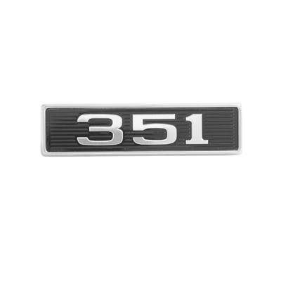 Emblem Lufthutze "351", 69-70, Plastik