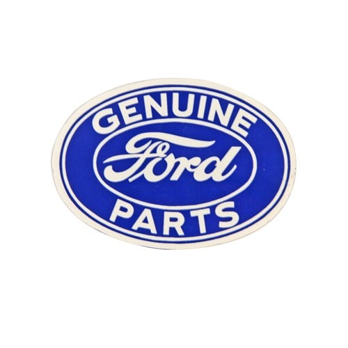 Aufkleber "Genuine Ford Parts", Oval