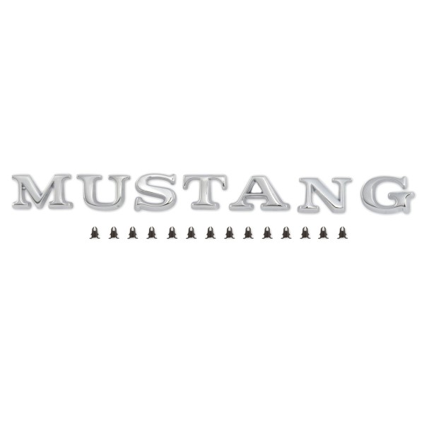 Emblem Mustang, Kotflügel oder Kofferdeckel, 65-70