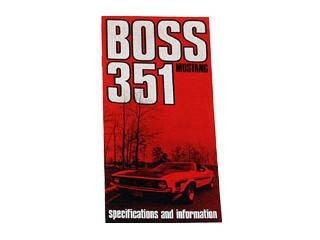 Buch Owner Manual 71 Boss