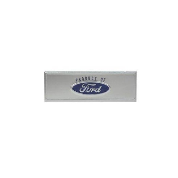 Emblem für Türeinstiegsleiste "Product of Ford", 67, Blau