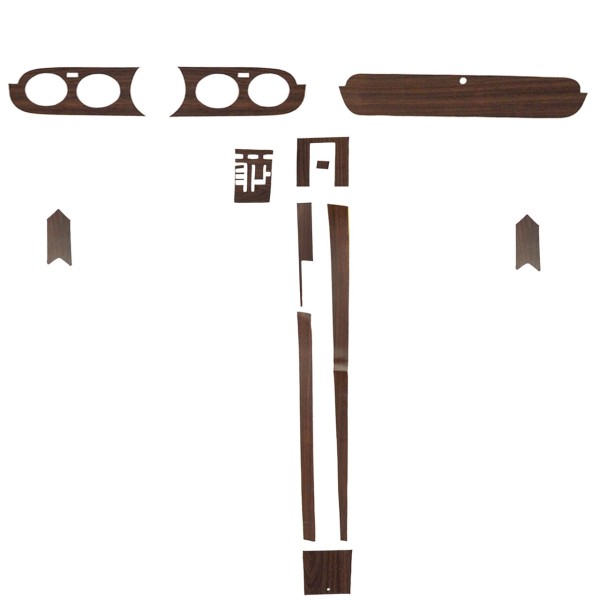 Furnier-Kit mit Holzdekor für Armaturenbrett & Instrumenten-Blende, 65-66