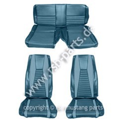 Sitzbezugsatz MACH I, 71-73 Fastback, Blau (Blue)