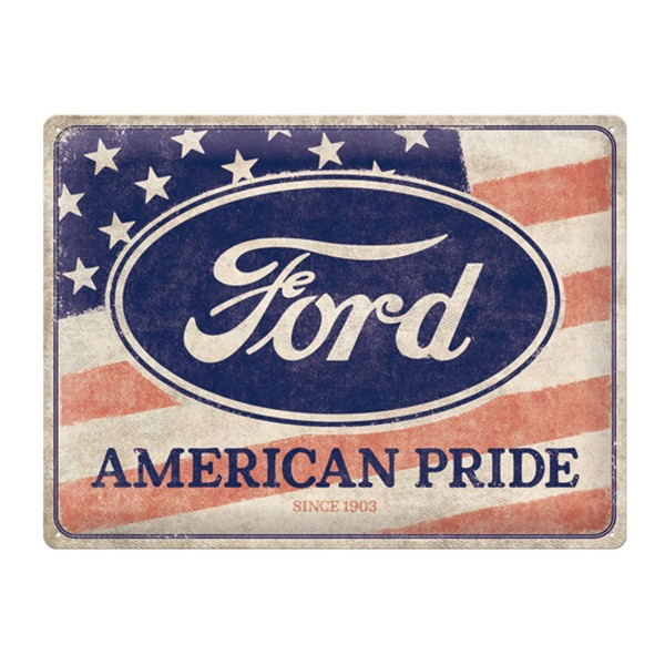Blechschild Ford American Pride