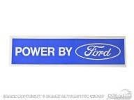 Aufkleber, Power by Ford, für Ventildeckel