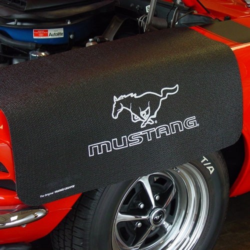 Kotflügelschoner mit - Mustang Pony - Logo, Stück