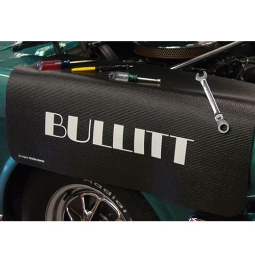 Kotflügelschoner mit - Mustang BULLITT - Logo, Stück