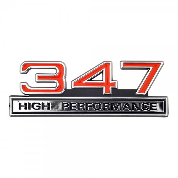 Emblem "347 High Performance", Rot